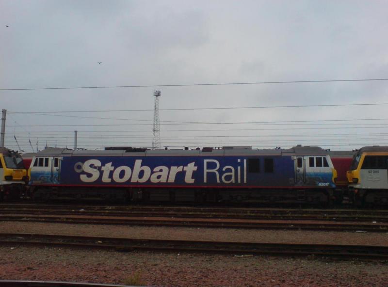 Photo of 92017 stabled at Mossend Yard