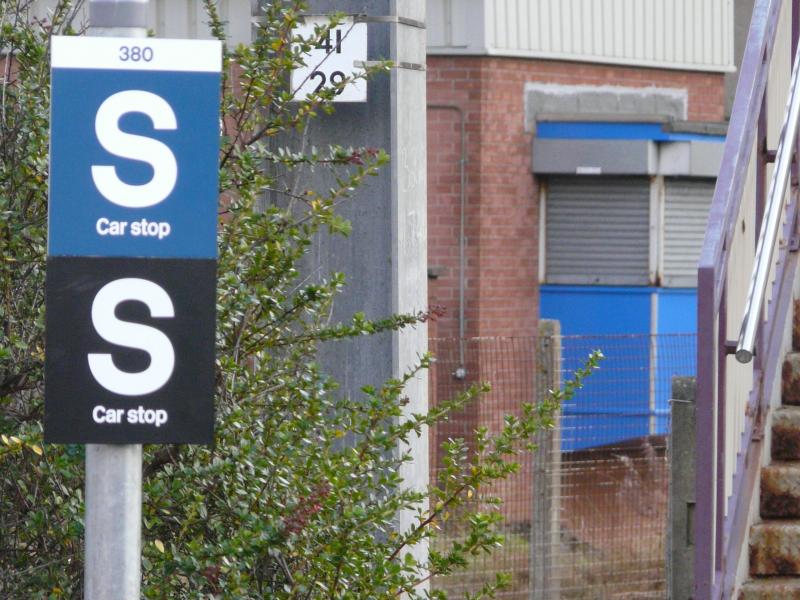 Photo of Multi-coloured car stop signs at Barassie