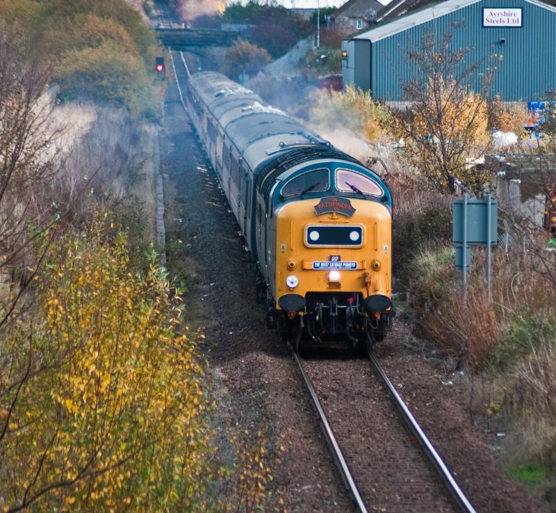 Photo of 55022 in some Ayrshire sunshine