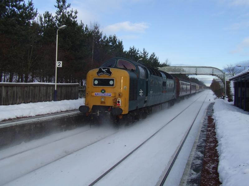 Photo of 55022 passes Springfield