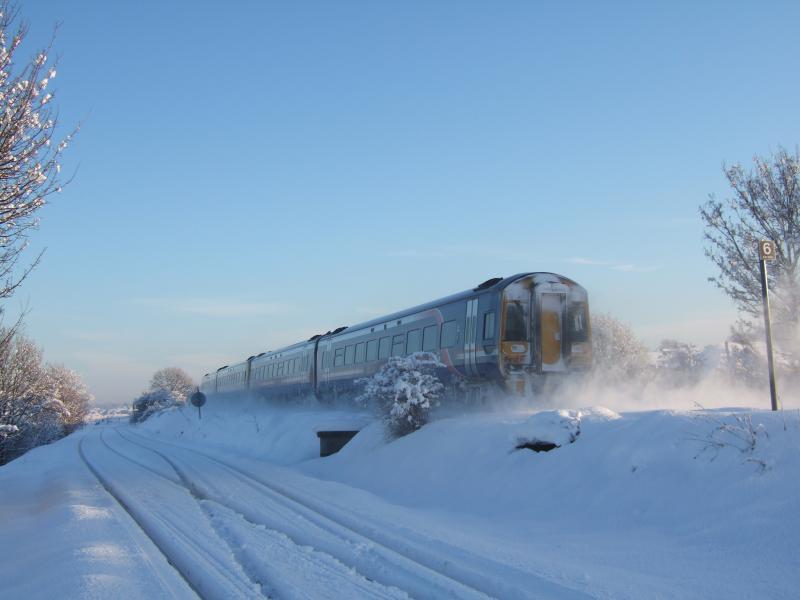 Photo of A diverted Class 1 passes Grangemouth Jn.