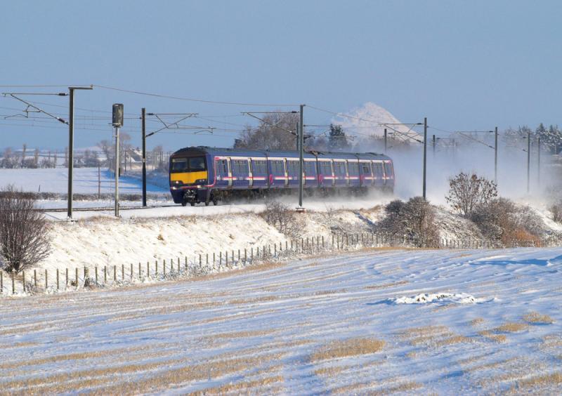 Photo of 322483 kicks up the snow