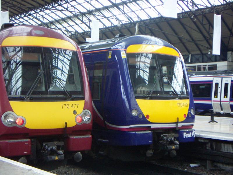 Photo of 170477 + 170419 at Glasgow Queen Street