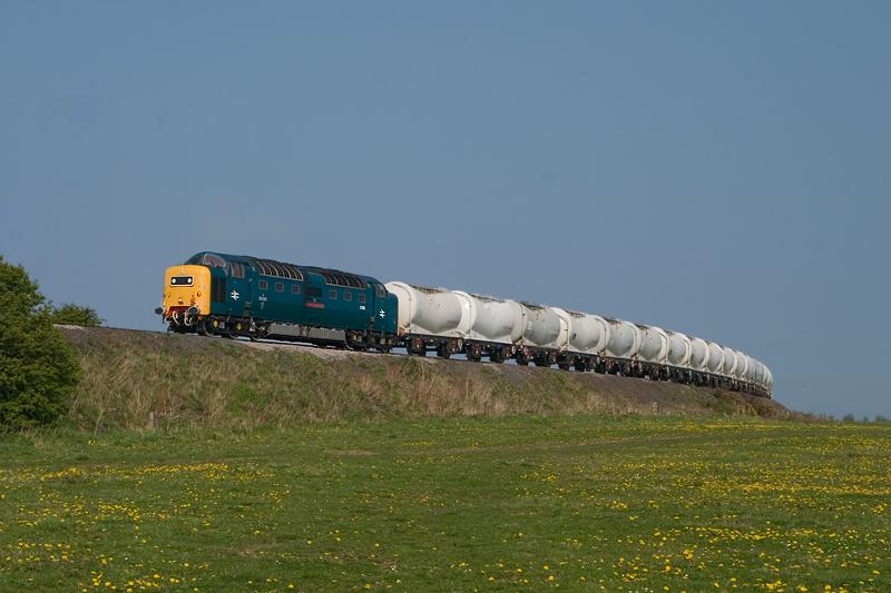 Photo of 55022 climbing out of Lynemouth