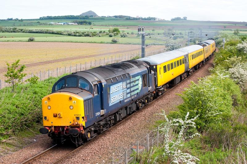 Photo of Test train on North Berwick Branch