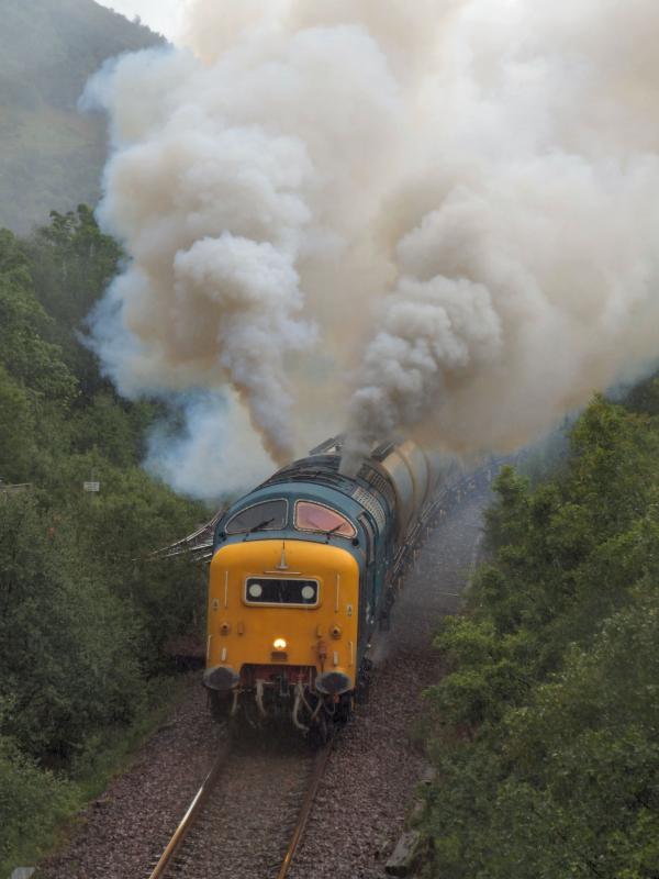 Photo of 55022 departs in fine style!