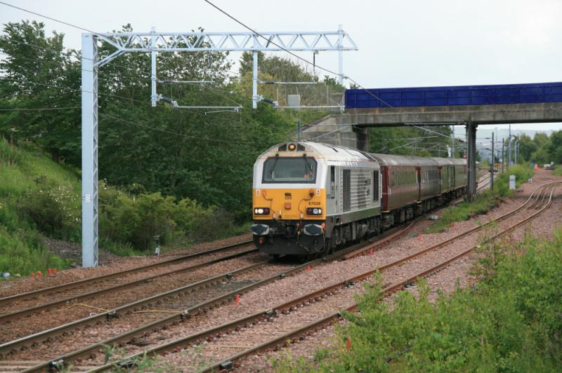 Photo of 67029 on Fife ECS