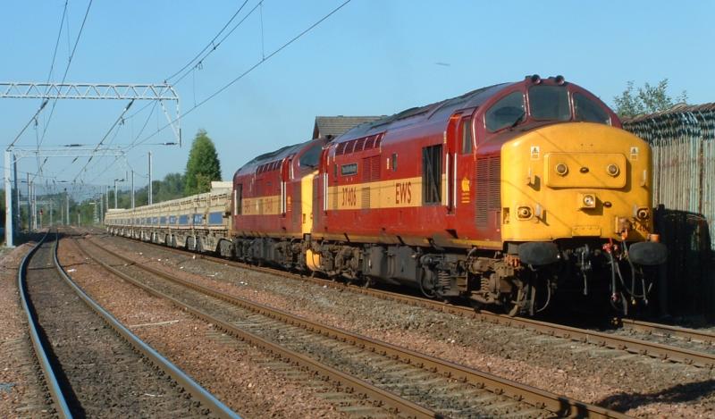 37406 37410 6K70 Coatbridge Central: Photo of 37406 37410 6K70 Coatbridge Central