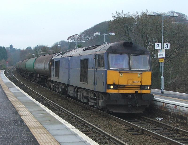 Photo of 60011 6D61 Riccarton tanks Barrhead